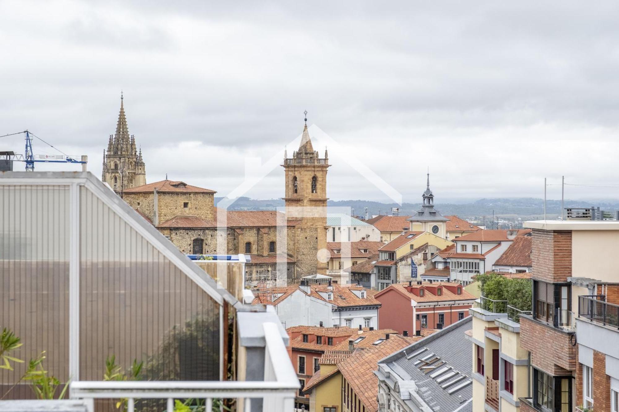 Atico Quintana II - Con Terraza, En El Centro Con Wifi Y Garaje Apartment Oviedo Exterior foto